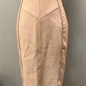 Tom Ford Beige Corset Midi Skirt 44